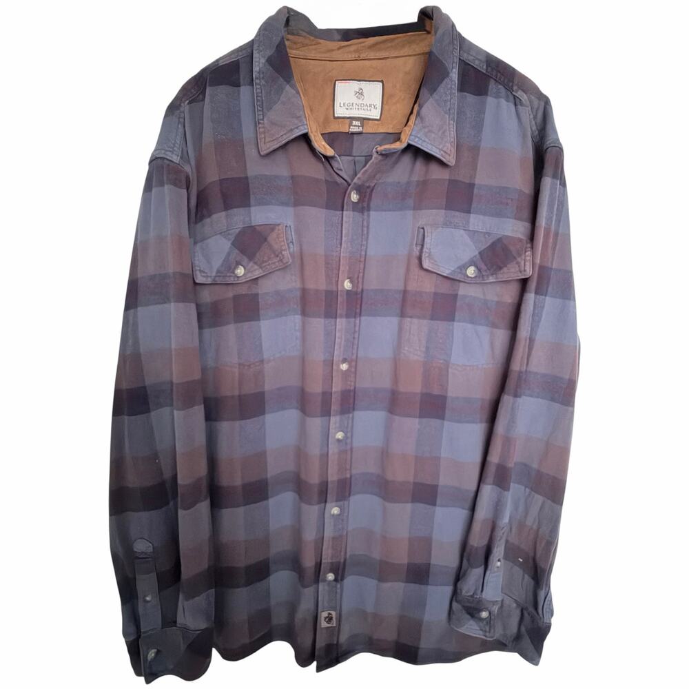 Legendary Whitetails Plaid Shirt Mens 3XL